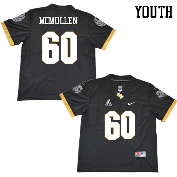 Youth #60 Josh McMullen UCF Knights College Football Jerseys Sale-Black - Click Image to Close